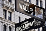 black and white street sign