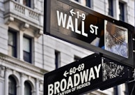 black and white street sign