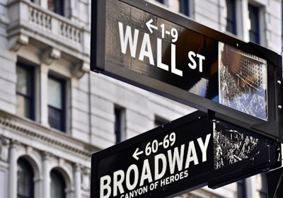 black and white street sign